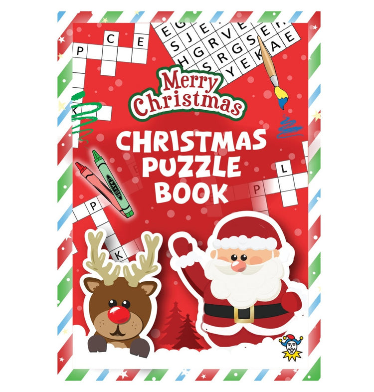 Christmas Puzzle Book And Pencils For Xmas Eve Box Stocking Filler For Kids