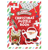 Christmas Puzzle Book And Pencils For Xmas Eve Box Stocking Filler For Kids