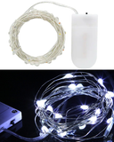 Cool white 20 LED string fairy lights 2m length