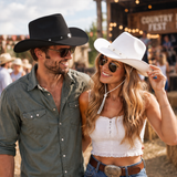 Adult Texan Cowgirl Cowboy Hat Wild West Hen Stag Fancy Dress Party Mens Women