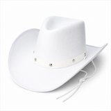 Adult Texan Cowgirl Cowboy Hat Wild West Hen Stag Fancy Dress Party Mens Women