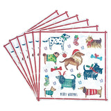 Christmas tableware Dog Napkins