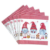 Christmas Tableware Gnome napkins