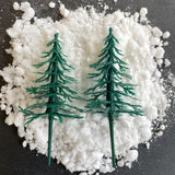 Christmas fir tree cake toppers 7cm
