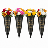 Grave Vase Spike Funeral Memorial Flower Pot Holder Loving Memory Container