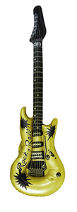 inflatable rock and roll guitars in 4 colours