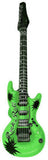 green inflatable neon guitars