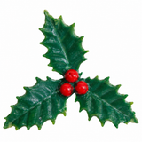 10pc Christmas Cake Topper Set Santa Snowman Reindeer Holly Yule Log Decorations