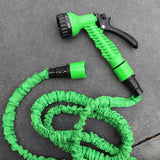 expanding garden hose with spray gun