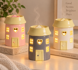 Tea Light Oil Burner Wax Melt Warmer Ceramic Candle Holder New Home Gift Idea