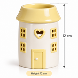 White House Wax Melt Burner 12cm Ceramic Oil Burner Tealight Holder Fragrance