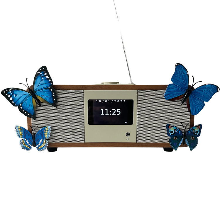 Magnetic butterfly wall sticker demo picture