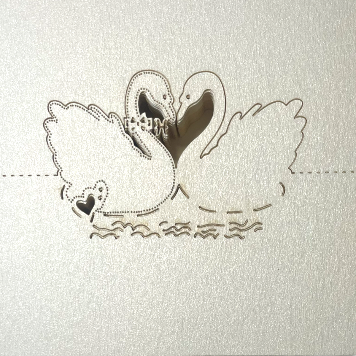 Swan Place Cards for Wedding Guest Names or Table Numbers