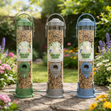 Large Seed Feeders For Birds Pack of 2 Wild Garden Feeding Station Gift Idea XL