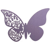 Butterfly name card lilac