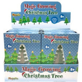 Display of 'Magic Growing Christmas Tree' packaging with snowflake design