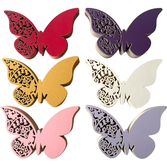 Butterfly name place cards