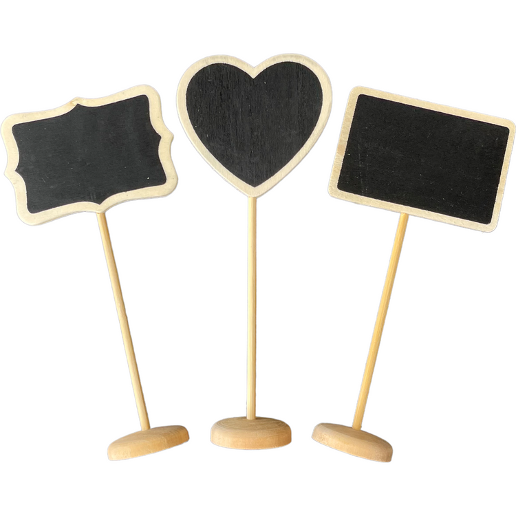 Mini Chalkboards on stand