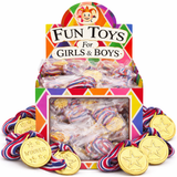 Gold Winner Medals For School Sports Day Reward Kids Party bag Filler