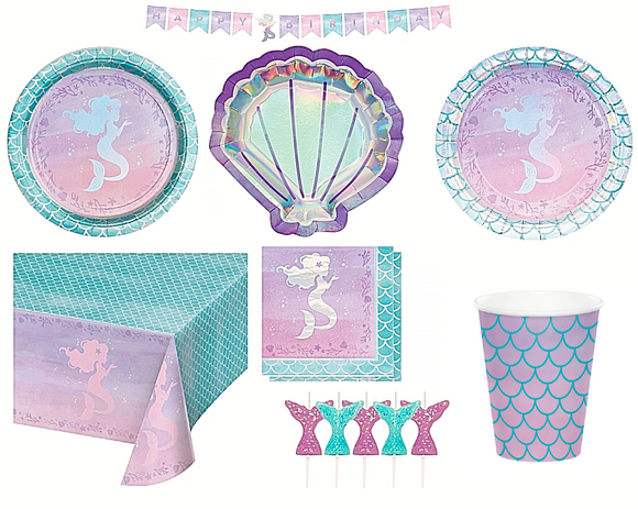 Mermaid Party Tableware