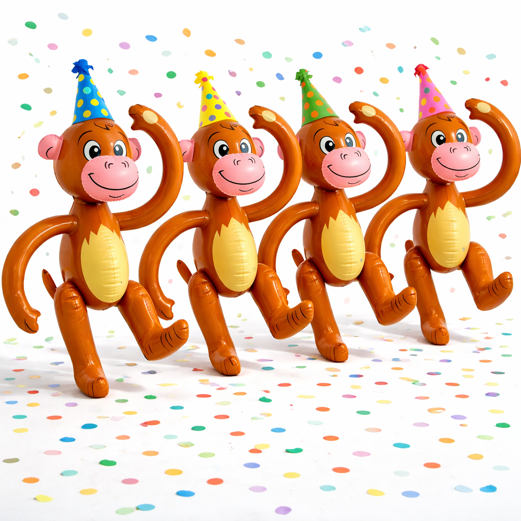 Inflatable monkey toy party decoration