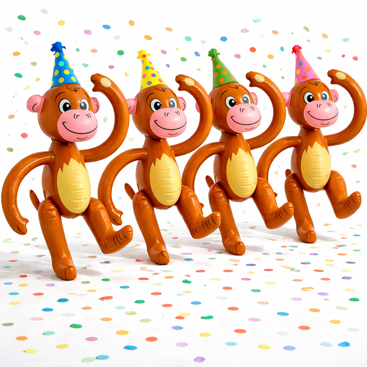 Inflatable monkey toy party decoration