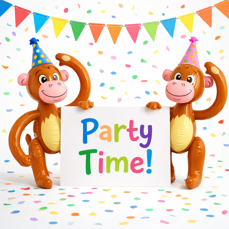 Inflatable monkey toy party decoration