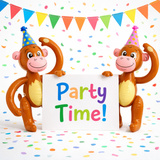 Inflatable monkey toy party decoration