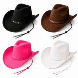 Adult Texan Cowgirl Cowboy Hat Wild West Hen Stag Fancy Dress Party Mens Women