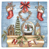 Christmas Tableware Noel snow globe napkins