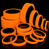 Orange Glow In The Dark Sticky Tape 20mm x 10 metre Roll Self Adhesive Luminous