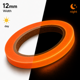Orange Glow In The Dark Sticky Tape Self Adhesive Luminous Safety Sticker Roll