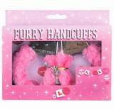 Fluffy Furry Handcuffs Pink Fancy Dress Hen Stag Night Girls Party Role Play Toy