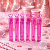 24 Pink Heart Bubble Tubes For Girls Hen Party Favours Bag Filler Mini Gift Idea