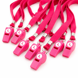 Pink Hen Night Whistle with Lanyard Favour Party Bag Filler Gift Idea