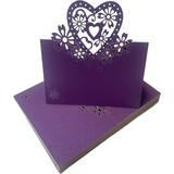 purple heart place cards