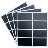 Square chalkboard sticker labels