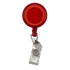 round retractable id badge holder keyring