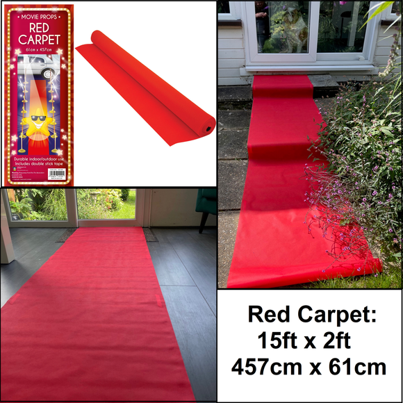 VIP entrance red carpet floor runner