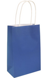 Dark blue small paper party gift bag