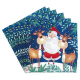 Christmas Tableware santa and reindeer napkins
