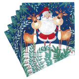 Christmas Tableware santa and reindeer napkins