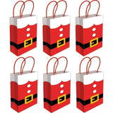 Santa Red Christmas Gift Bags