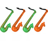Inflatable Saxophones 75cm Blow Up Fancy Dress Party Music Festival Prop