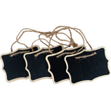 4 Mini Hanging blackboards