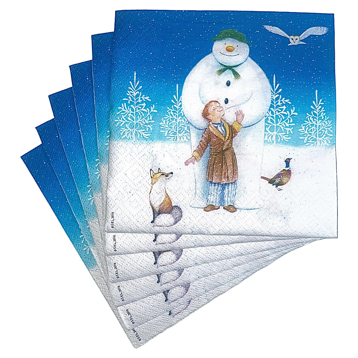 Christmas Tableware the snowman napkins
