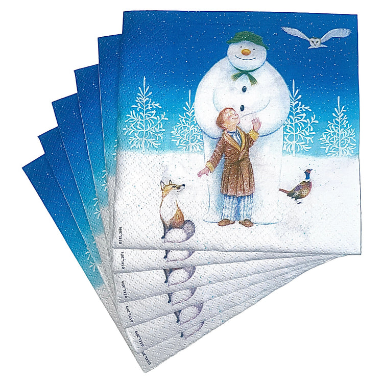 Christmas Tableware the snowman napkins