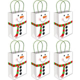 Snowman Christmas gift bags