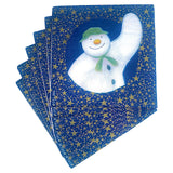 Christmas Tableware the snowman navy napkins