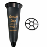 Grave Vase Spike Funeral Memorial Flower Pot Holder Loving Memory Container
